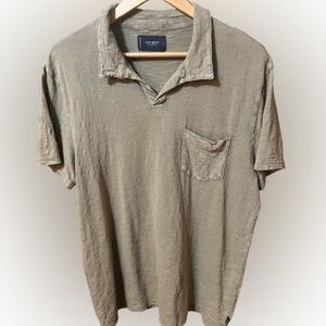 Men's Casual Olive Green Shirt